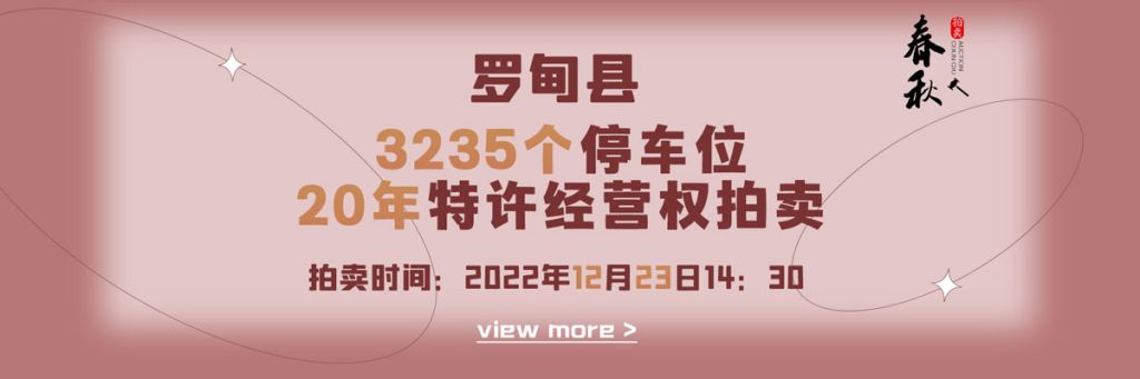 【已结束】罗甸县3235个停车位20年特许经营权拍卖