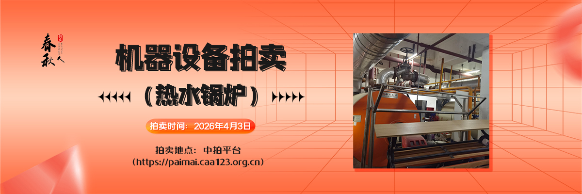 【04月03日】机器设备（热水锅炉）拍卖公告